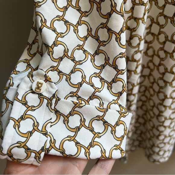 Charter Club equestrian print Patterned Button-Up Shirt L - Picture 3 of 5